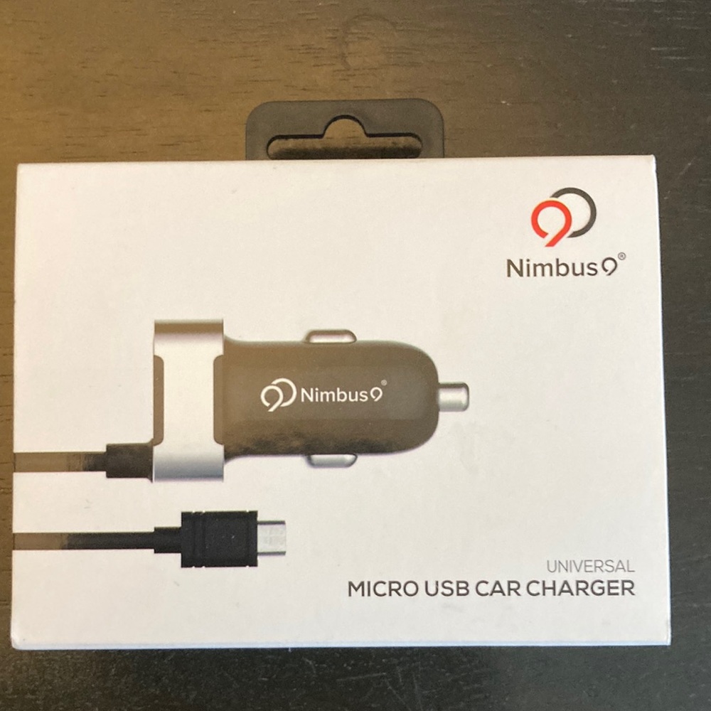 Nimbus universal micro USB car charger
